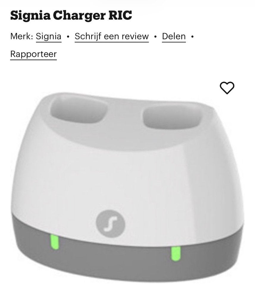 Signia charger set, Ophalen of Verzenden, Nieuw