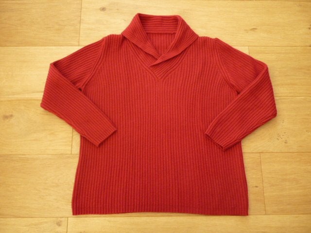 Rode trui met v-hals maat 44/46, Kleding | Dames, Truien en Vesten, Ophalen of Verzenden, Gedragen, Maat 46/48 (XL) of groter