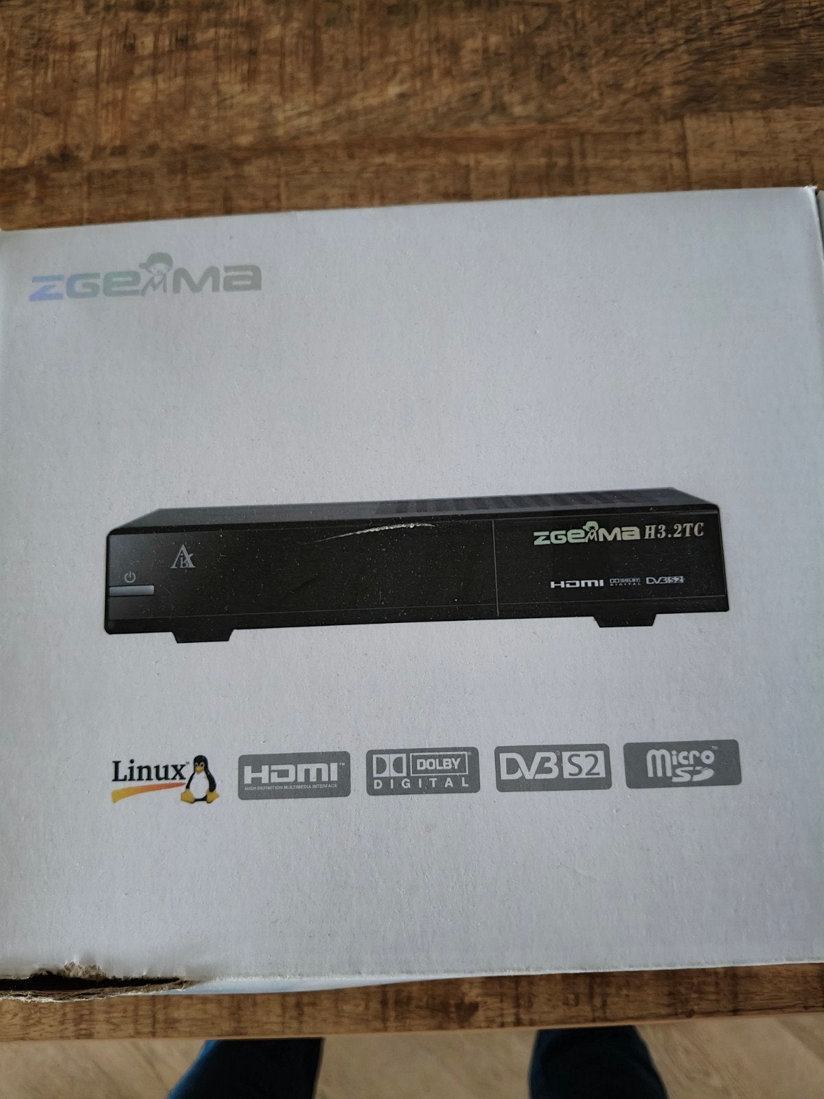 Dreambox ZGemma H3.2TC DVB-S2/T2/C Triple Tuner Enigma2 Smar, Ophalen of Verzenden, Zo goed als nieuw, Decoder