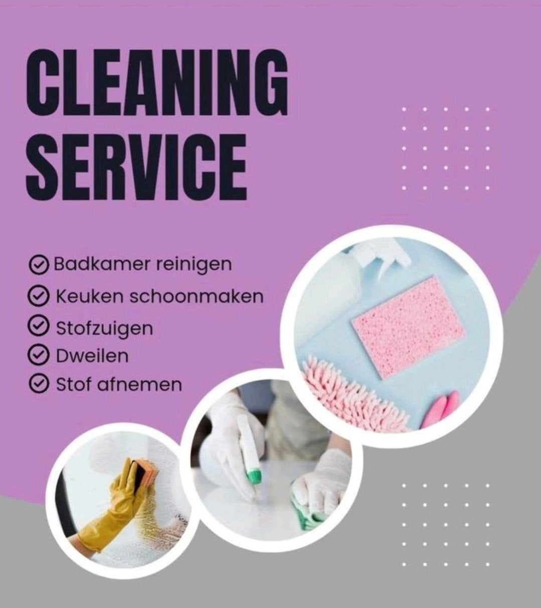 Schoonmaakster aangeboden, Vacatures, Vacatures | Schoonmaak en Facilitaire diensten