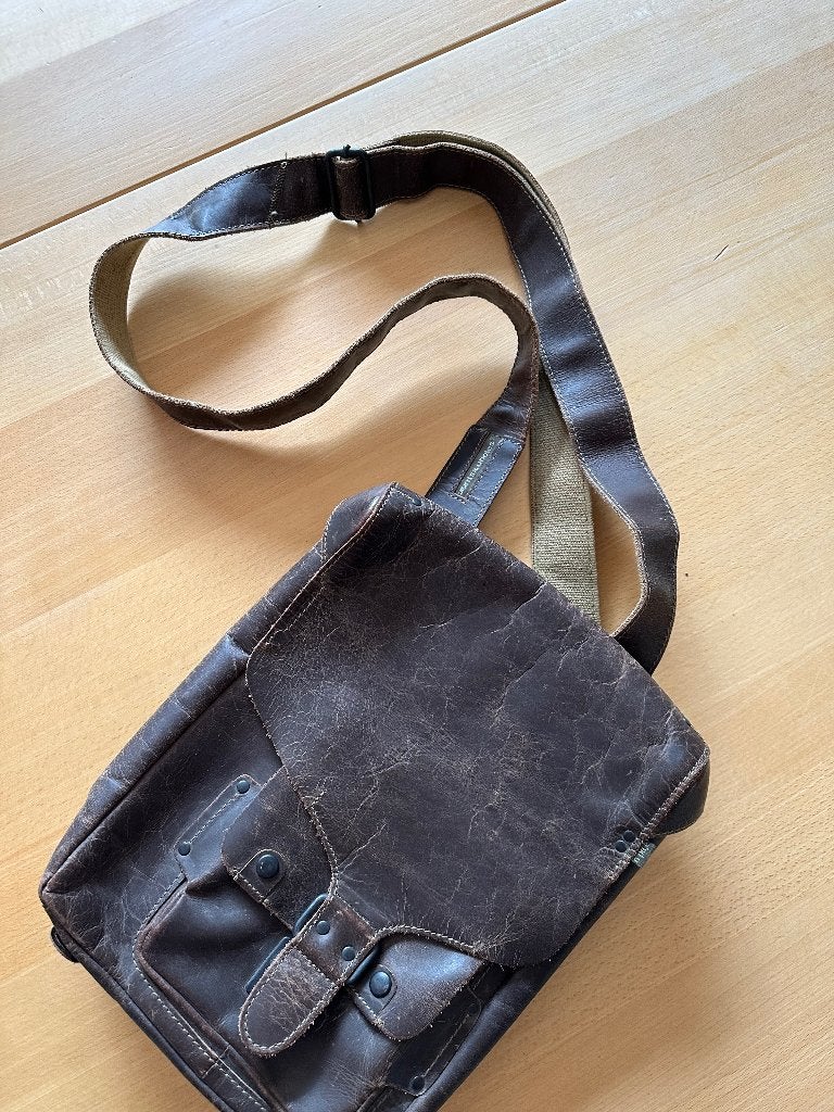 Aunts and Uncles leeen Tas, Ophalen of Verzenden, Zo goed als nieuw, Bruin, Handtas