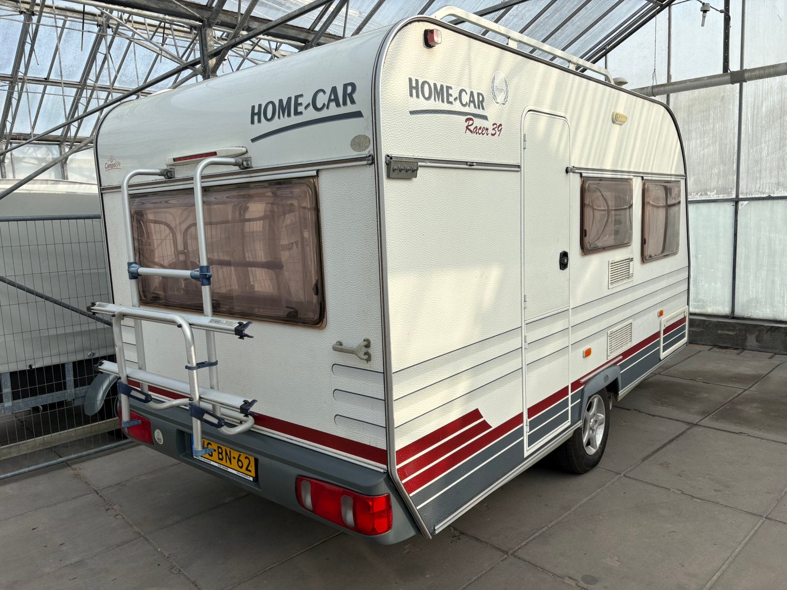 Home-car racer 39 caravan, Caravans en Kamperen, Rondzit, 750 - 1000 kg, Particulier, Tot en met 4