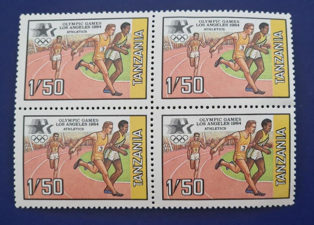 Tanzania 1984 - Yvert 240 - Olympische Spelen - Los Angeles, Verzenden, Tanzania, Postfris