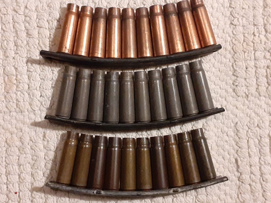 AK 47 3 verschillende clips (ONKLAAR) set1, Ophalen of Verzenden, Landmacht, Overige gebieden, Hulzen of Bodemvondsten