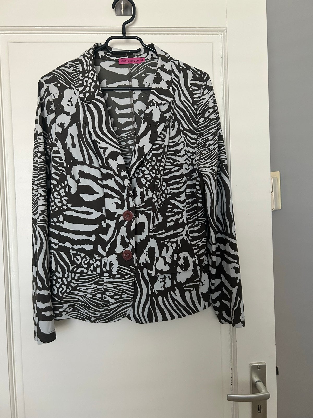 Studio Anne Loes Jasje met Dierenprint Maat XL, Bruin, Maat 42/44 (L), Ophalen of Verzenden, Zo goed als nieuw