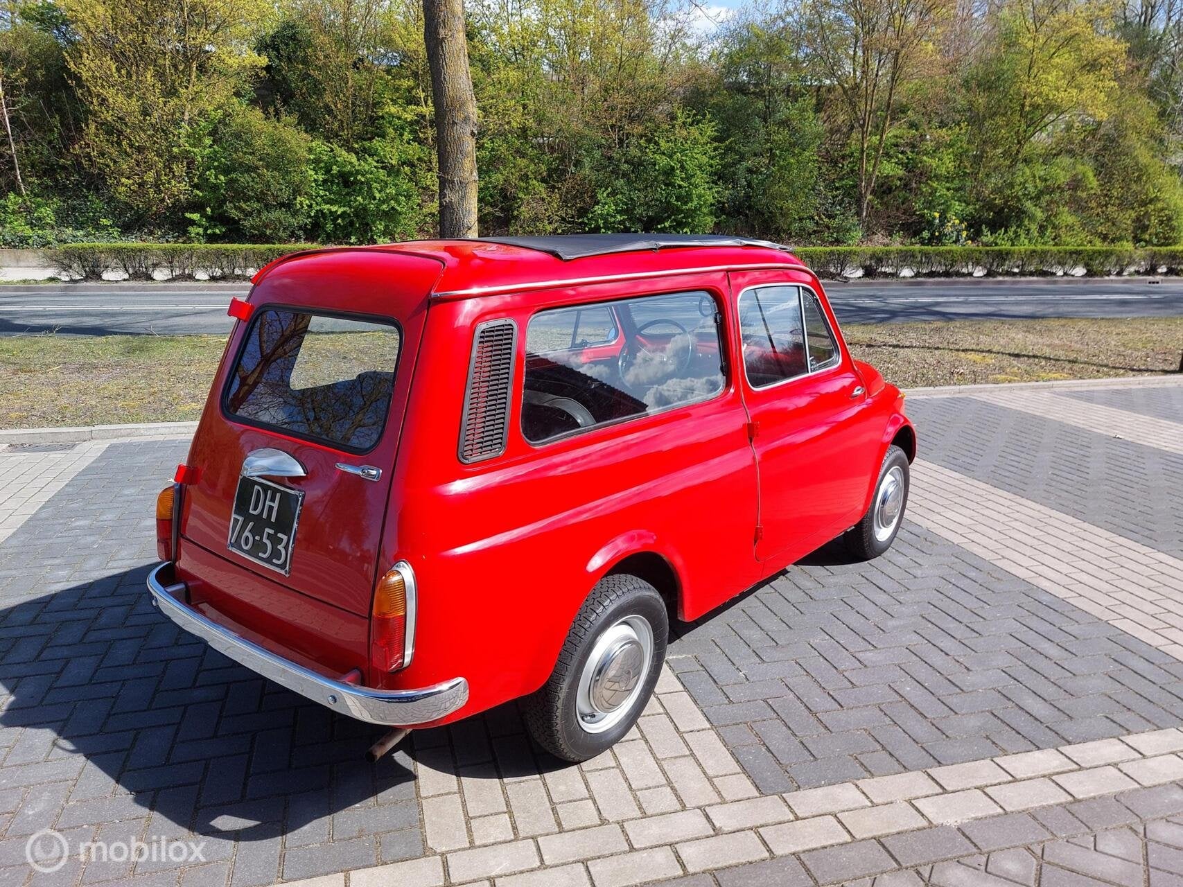 Fiat 500 Station 120 Autobianchi Giardinera, suïcide doors, foto 12