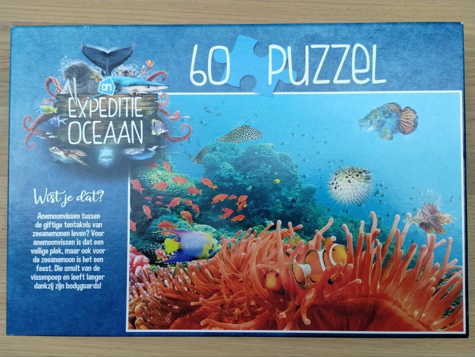 Expeditie oceaan puzzel, Hobby en Vrije tijd, Denksport en Puzzels, Ophalen, Minder dan 500 stukjes, Zo goed als nieuw, Legpuzzel