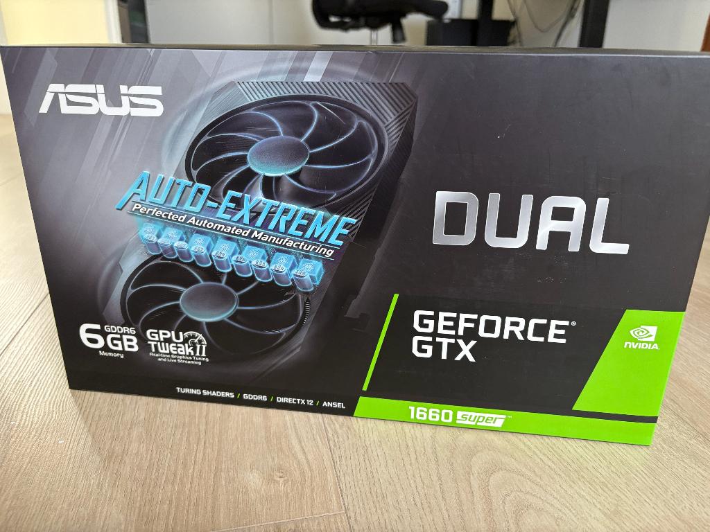 ASUS GTX 1660 Super 6GB, Computers en Software, Videokaarten, Ophalen of Verzenden, Zo goed als nieuw, GDDR6, PCI-Express 3