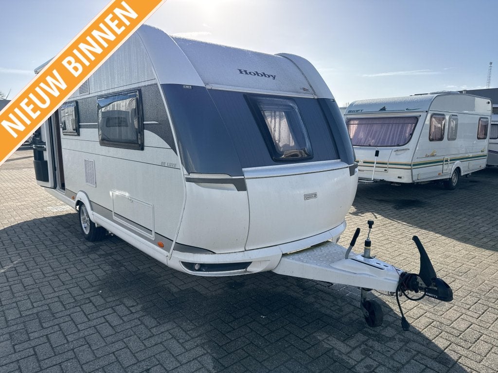 Hobby De Luxe 495 UL Mover, Luifel, Caravans en Kamperen, Kachel, Rondzit, Hobby, Bedrijf