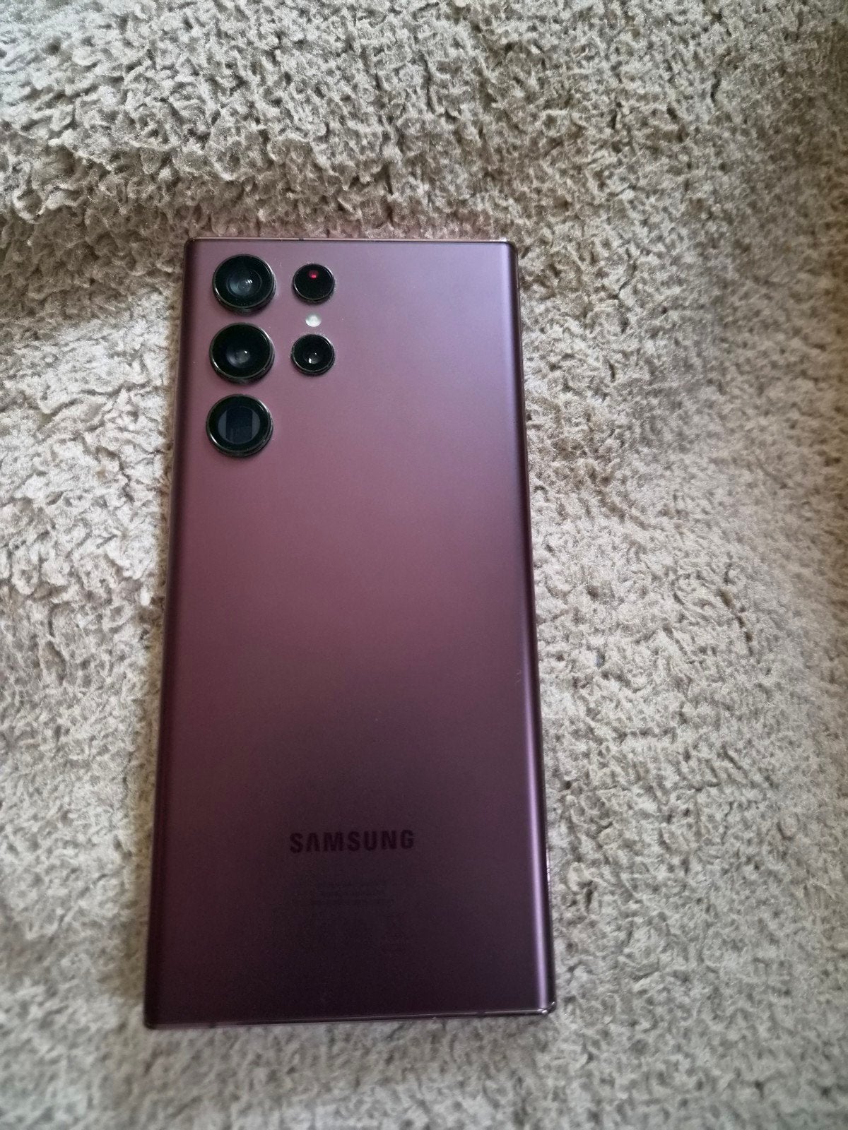Samsung Galaxy S22 Ultra 256GB Burgundy, Ophalen, Zo goed als nieuw
