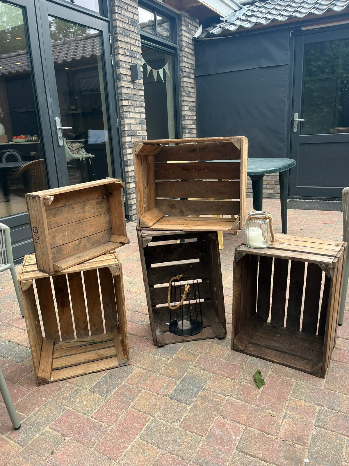 Houten kratjes, fruitkisten, Ophalen, Zo goed als nieuw, Minder dan 50 cm
