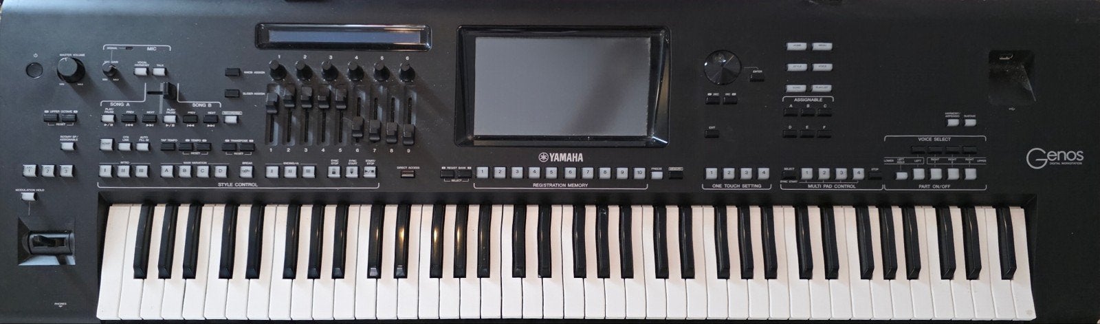 Yamaha Genos Digital Workstation - In uitstekende staat, Ophalen, Yamaha, Zo goed als nieuw, Midi-aansluiting