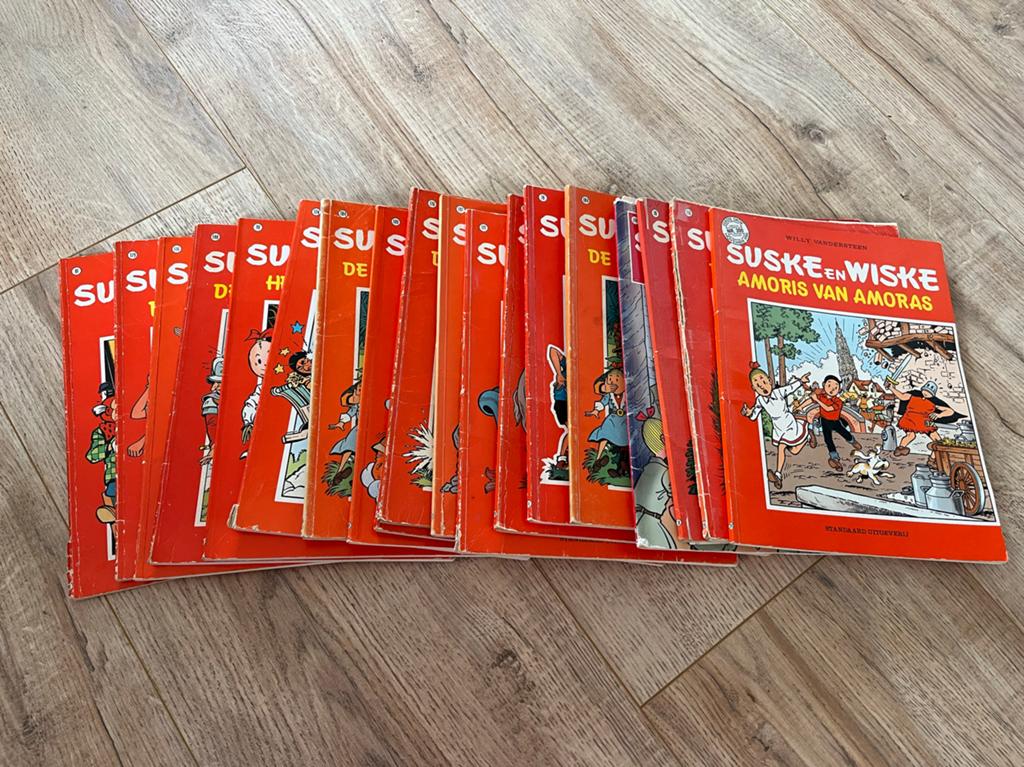20 Suske en Wiske stripboeken, incl. 1e druk 1984, Meerdere stripboeken, Ophalen of Verzenden, Gelezen