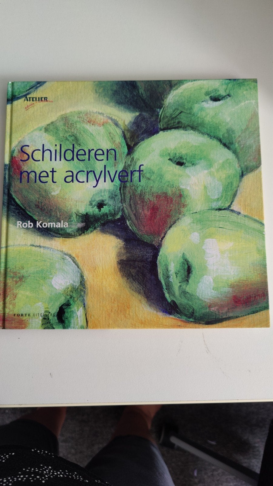 Schilderen met acrylverf - Rob Komala, Boeken, Ophalen of Verzenden, Zo goed als nieuw, Overige onderwerpen, Rob Komala