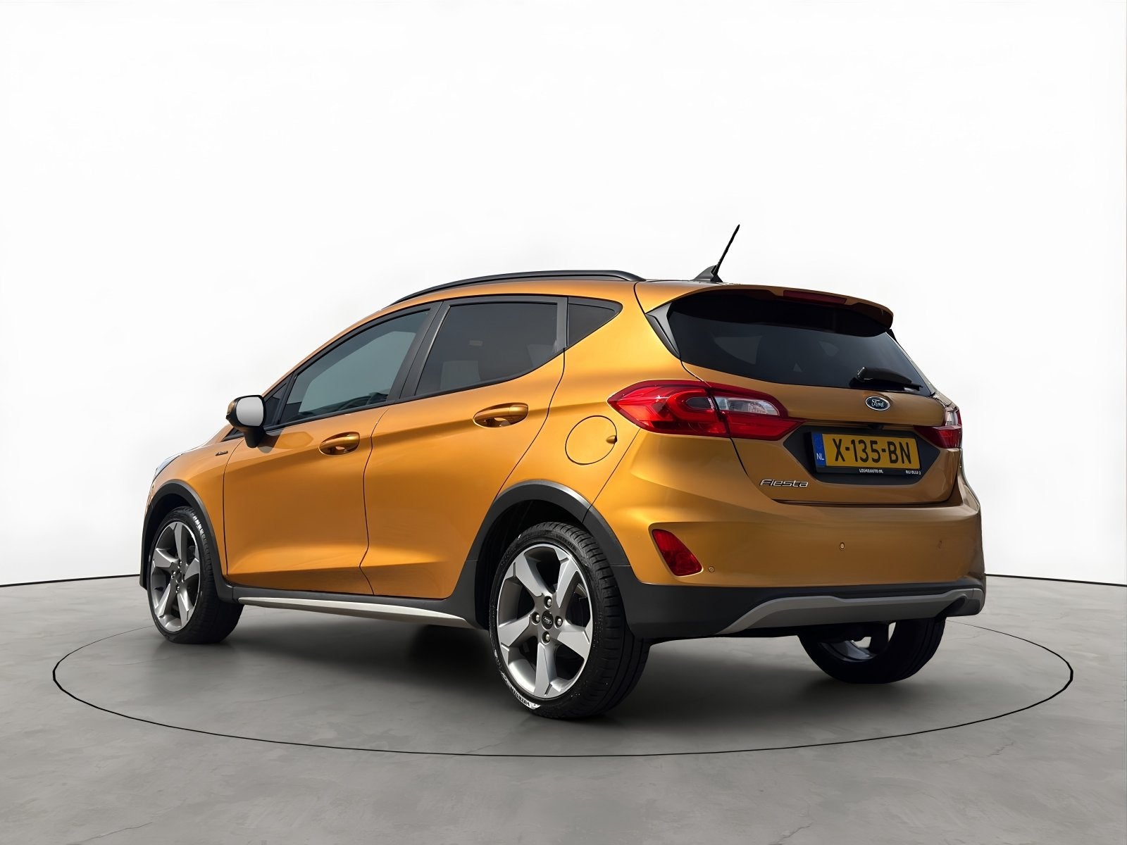 Ford Fiesta 1.0 EcoBoost 100PK Automaat Active Leer Camera D, Auto's, Dealer onderhouden, 101 pk, Gebruikt, 1184 kg