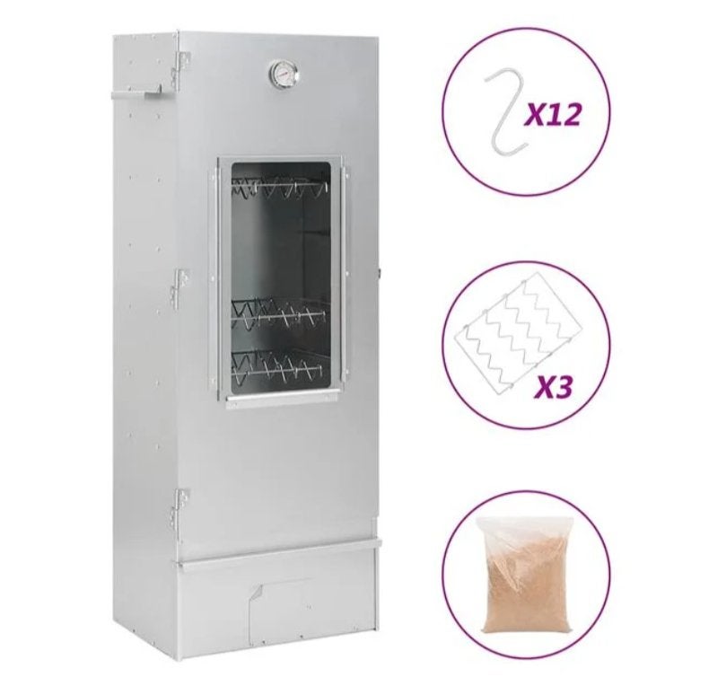 AANBIEDING | Rookoven Rookkast Smoker staal! GRTS BEZORGD, Verzenden, Nieuw