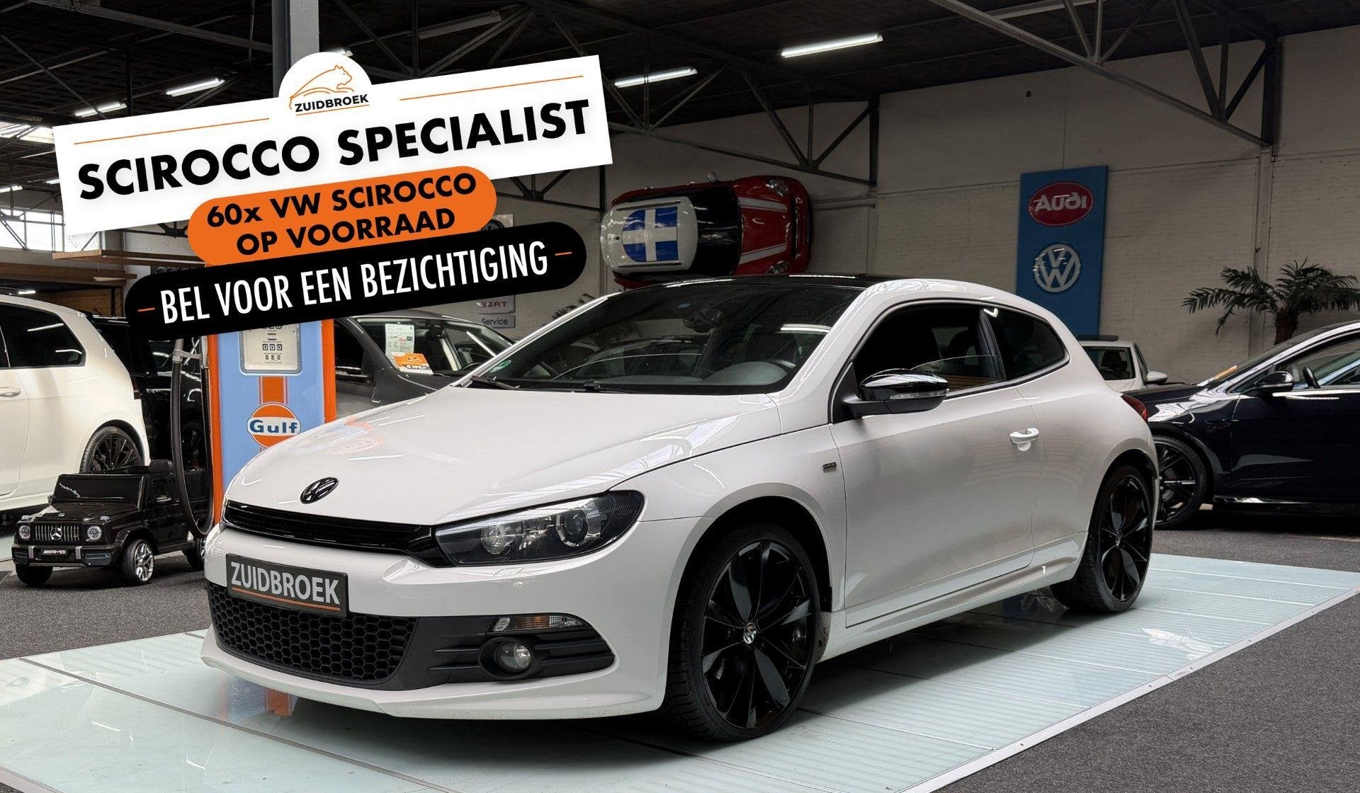 Volkswagen Scirocco 1.4 TSI Maxton! Cruise! Navi! Clima!, Gebruikt, 4 cilinders, 1290 kg, Origineel Nederlands