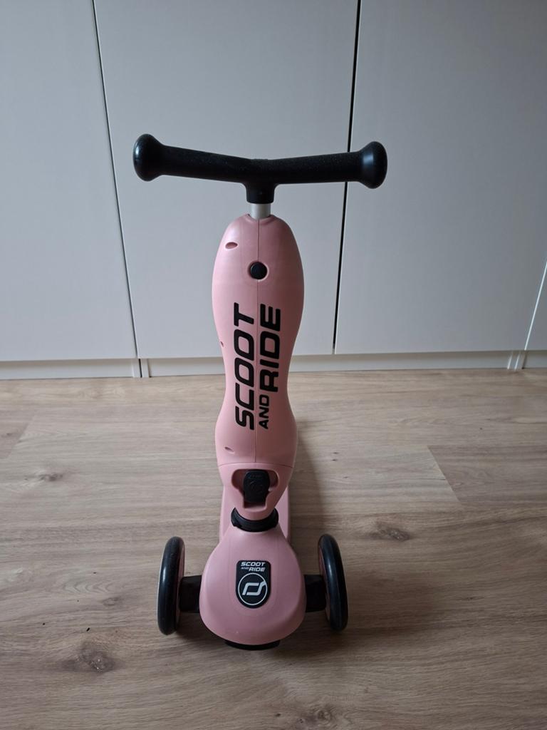 Scout and Ride step/loopfiets roze, Ophalen of Verzenden, Gebruikt