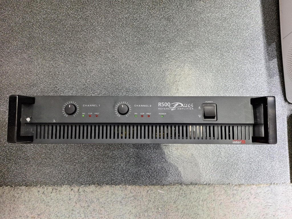 interM R 500 Plus versterker te koop, Ophalen, Zo goed als nieuw, 120 watt of meer, Overige merken