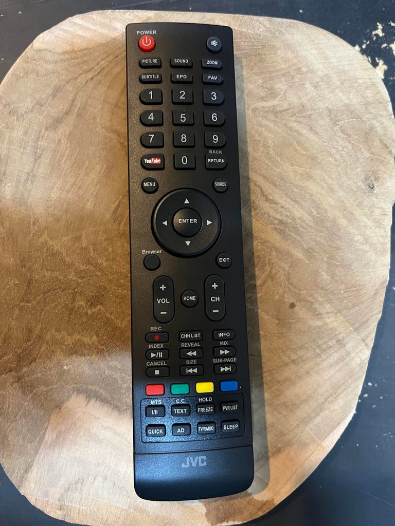 JVC Afstandsbediening voor TV - Origineel, Ophalen of Verzenden, Zo goed als nieuw, Origineel, Tv