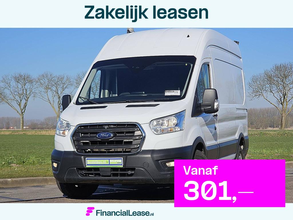 FORD TRANSIT 2.0 l2h3 4x4 170pk awd!, Gebruikt, Euro 6, Wit, Bedrijf
