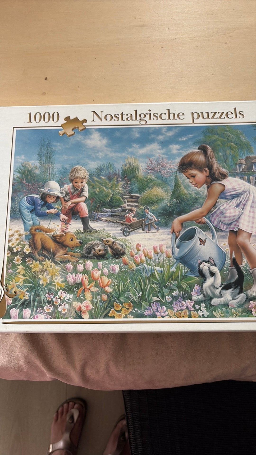 Nostalgische puzzel 1000, Ophalen, 500 t/m 1500 stukjes, Zo goed als nieuw