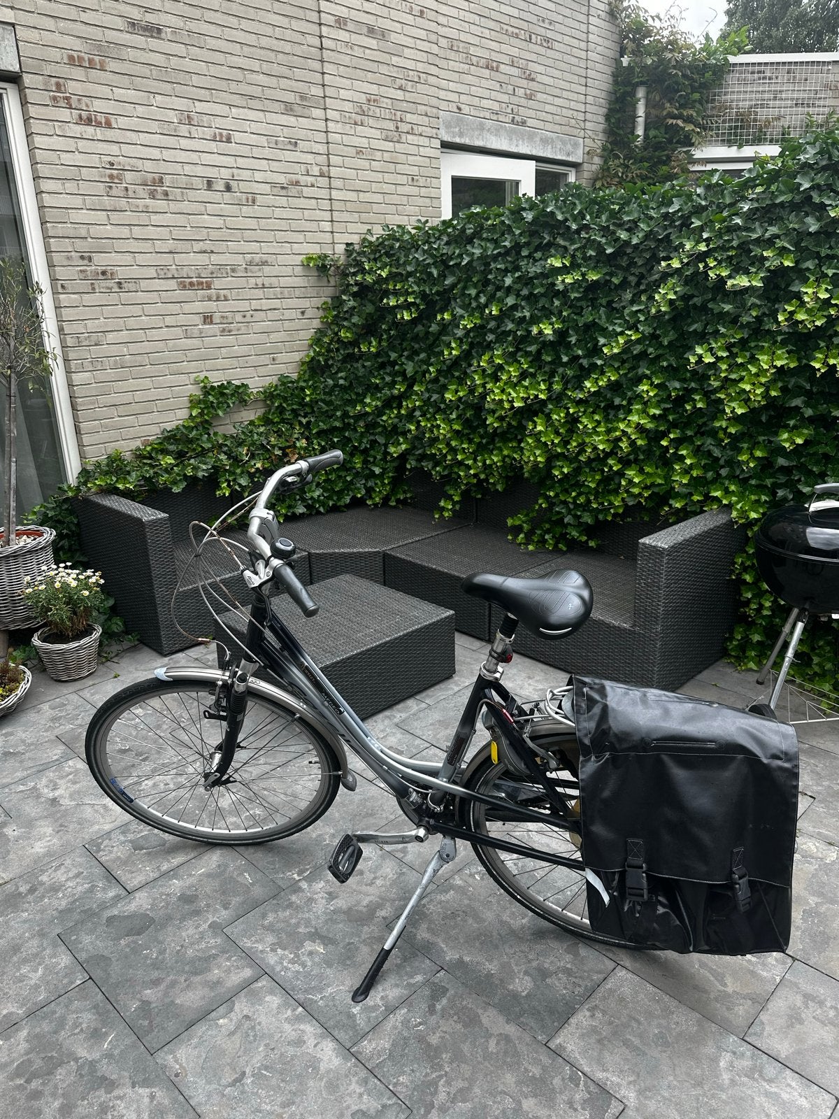 Gazelle fiets met versnellingen en GRATIS fietstassen, Ophalen, Gebruikt, Velgrem, Versnellingen