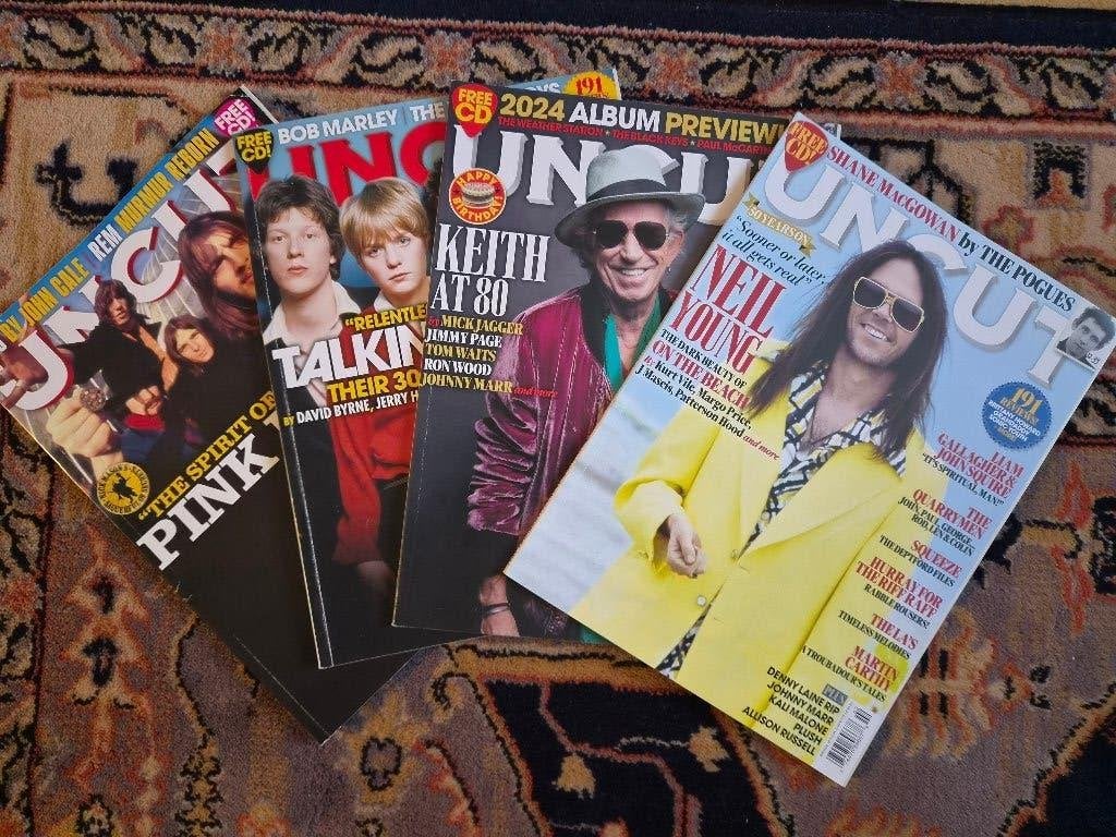 Uncut Magazine set - Nummers 321 t/m 324 (2024) - Zonder CD, Boeken, Ophalen of Verzenden, Zo goed als nieuw, Muziek, Film of Tv