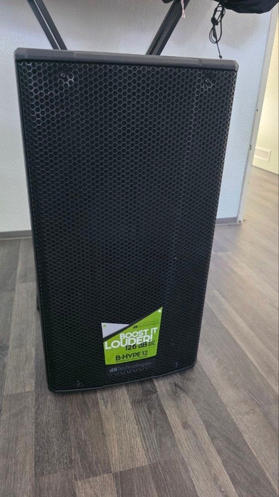 luidspreker -dB Technologies B-Hype 12 actieve fullrange, Audio, Tv en Foto, Luidsprekers, Nieuw, Front, Rear of Stereo speakers