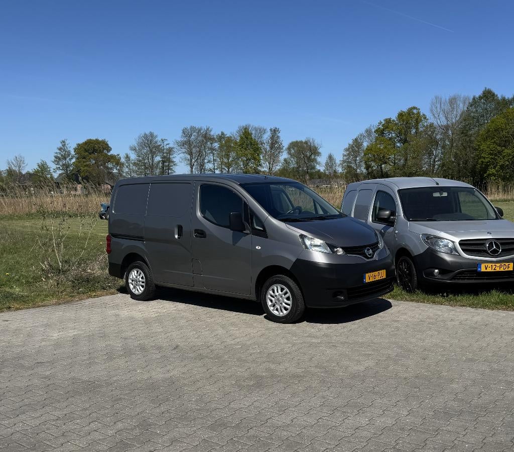 Nissan NV200 1.6 Acenta Benzine BTW/BPM VRIJ Trekhaak Cruise, Voorwielaandrijving, Euro 5, Stof, Zwart