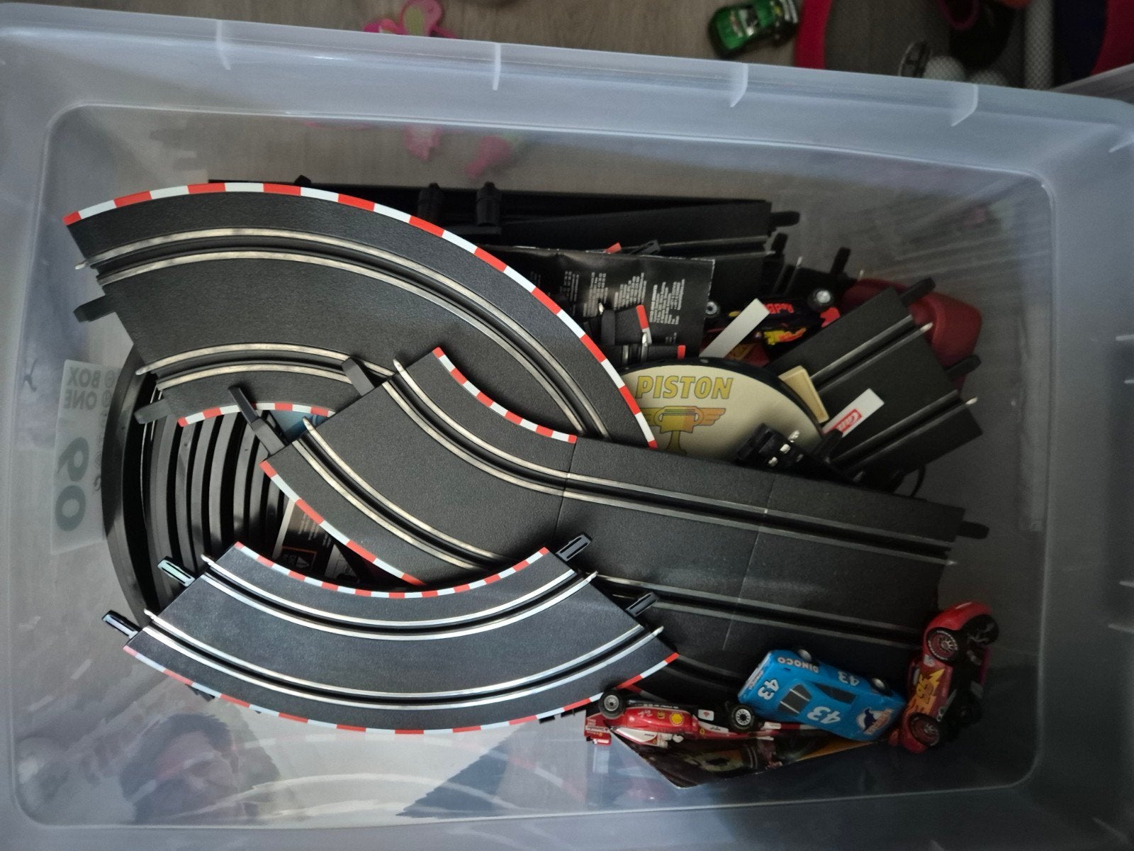 Carrera Racebaan met Cars auto's en onderdelen, Ophalen of Verzenden, Gebruikt, Elektrisch, Carrera