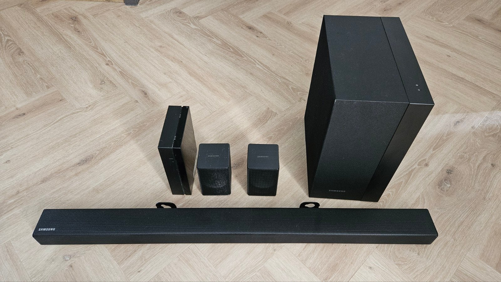 Samsung HW-K470 soundbar set te koop, 70 watt of meer, 5.1-systeem, Overige spelers, Ophalen