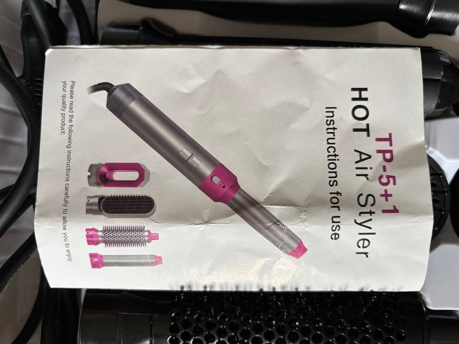 Salon 24 Airwrap Multistyler - 5-in-1 Haarstylingtool, Witgoed en Apparatuur, Ophalen of Verzenden, Zo goed als nieuw, Haarverzorging