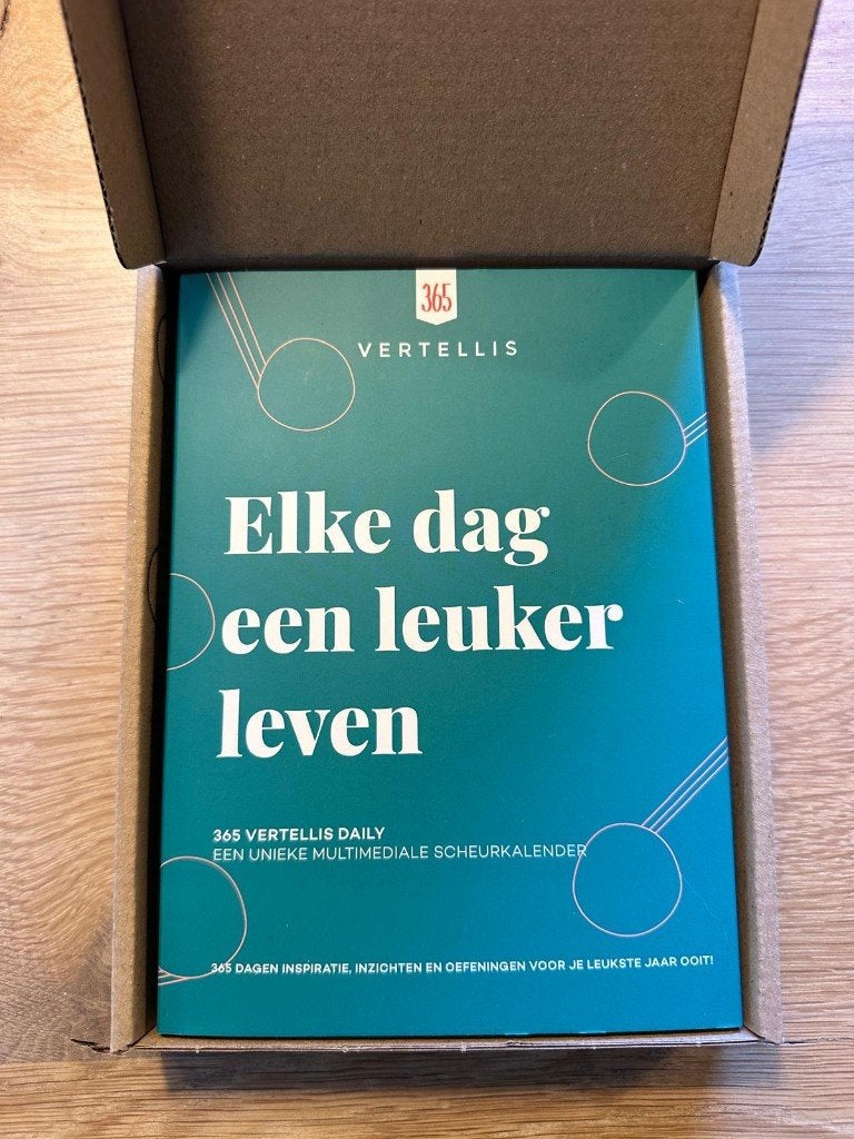 365 Vertellis Daily scheurkalender nieuw in doos datumloos, Ophalen of Verzenden, Dagkalender, Nieuw