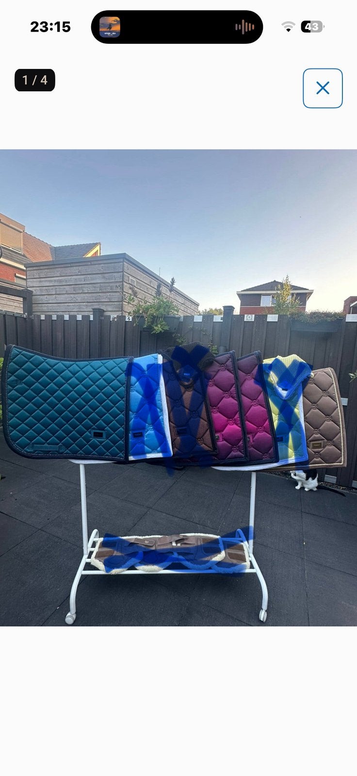 Equestrian Stockholm dekjes maat full dressuur, Ophalen of Verzenden, Zo goed als nieuw
