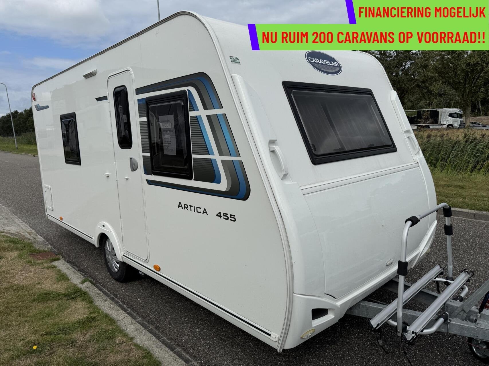 CARAVELAIR ARTICA 455, FRANSBED, RONDZIT, MOVER, VOORTENT, Rondzit, Bedrijf, 6 tot 7 meter, Mover