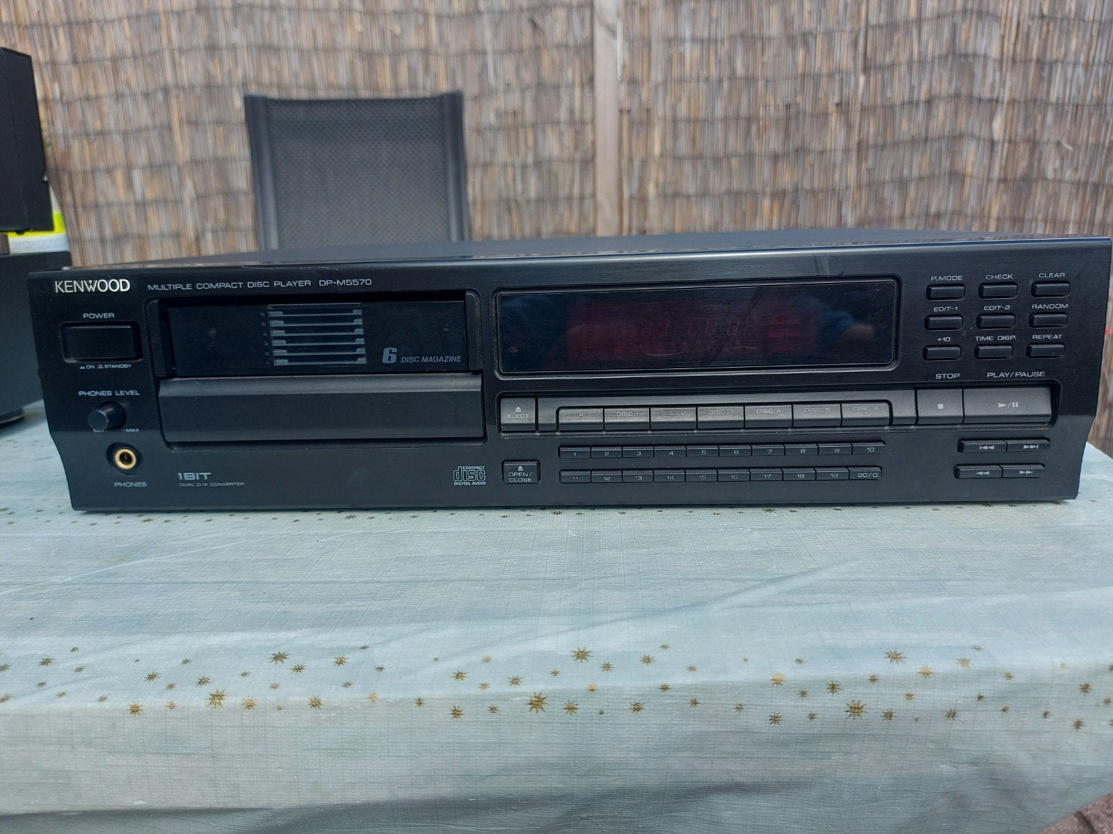 Kenwood DP-M5570 CD-speler - 6-disc wisselaar, Audio, Tv en Foto, Ophalen, Gebruikt, Overige merken, Wisselaar