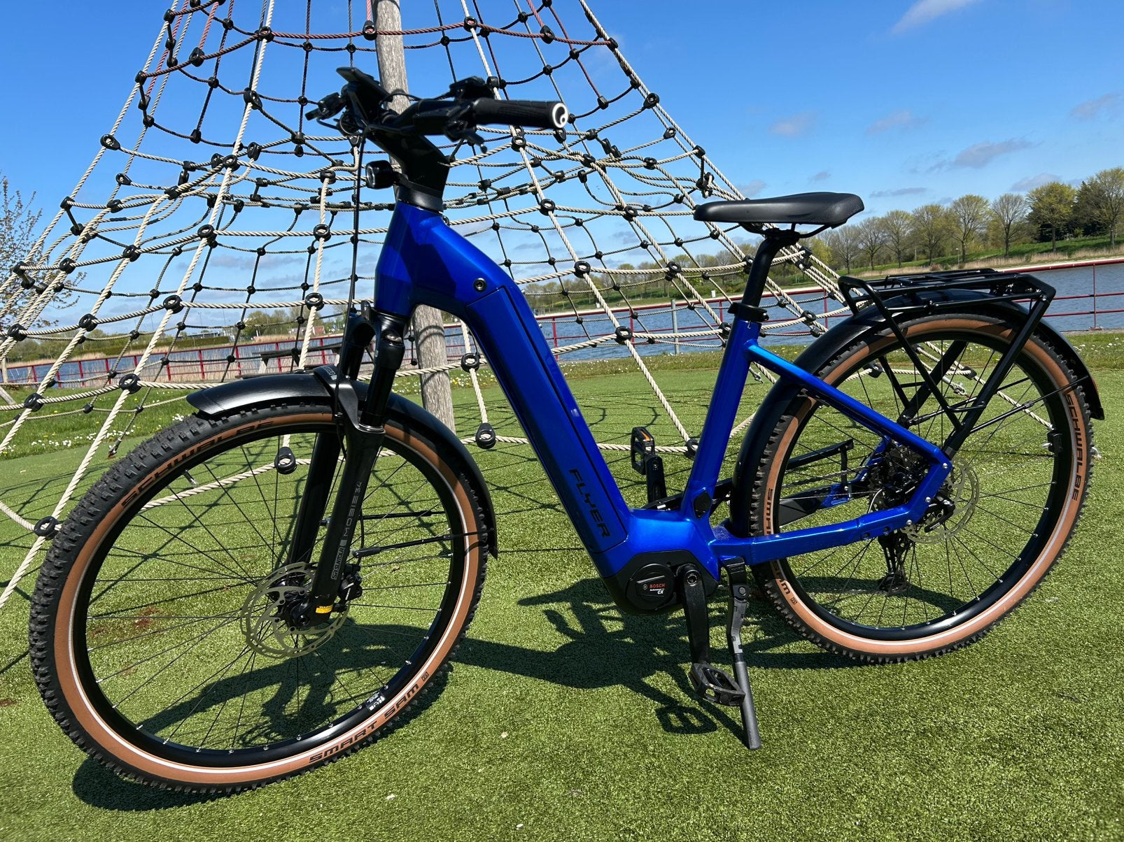 Flayer Go Tour 7.12 XC met een 750wh accu, Zo goed als nieuw, 47 tot 51 cm, 50 km per accu of meer, Ophalen