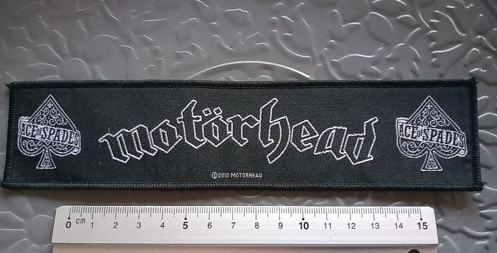 Motorhead leuke  grote strip patch 26 nieuw 5x20 cm, Ophalen of Verzenden, Nieuw, Kleding