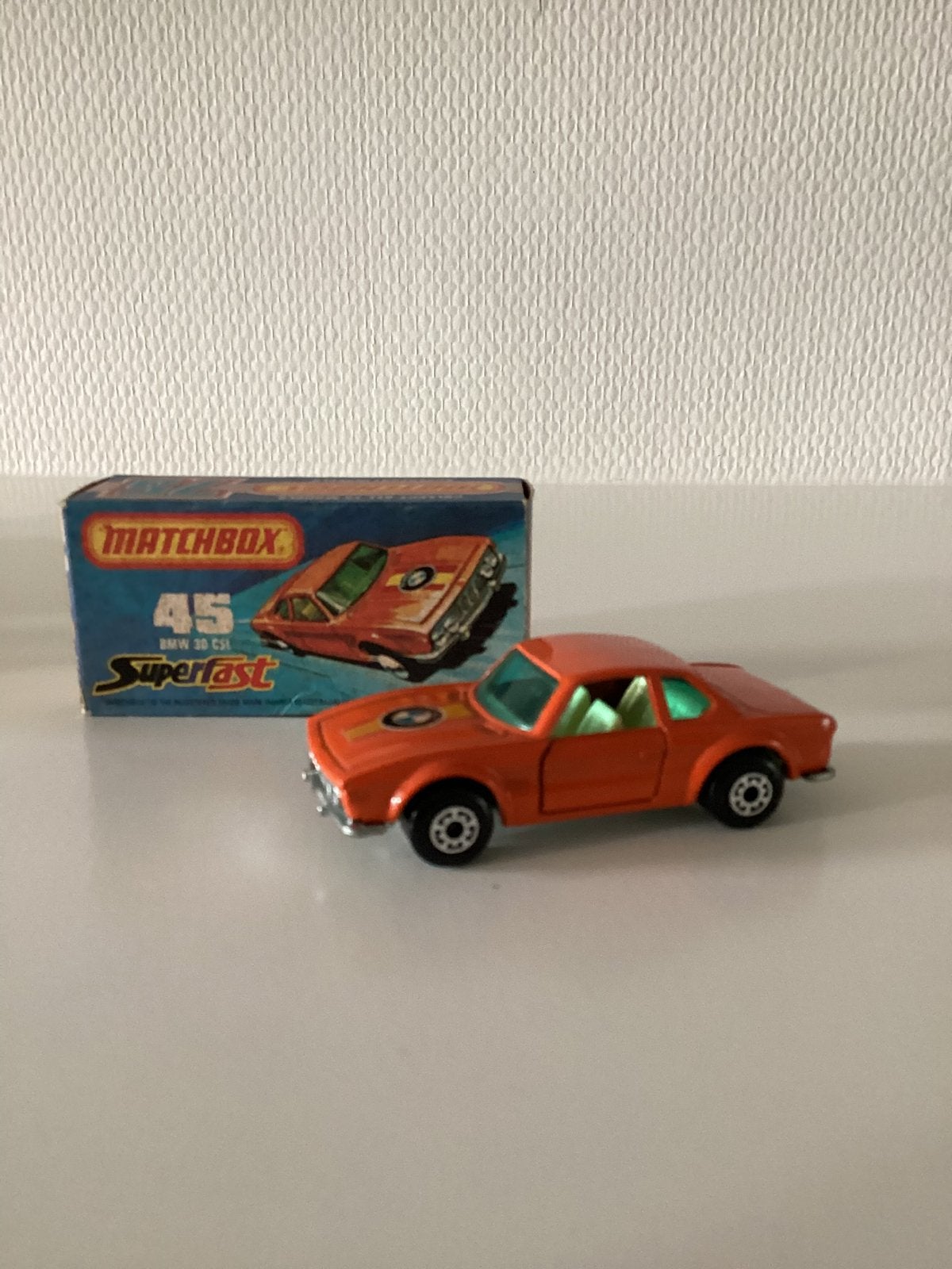 Matchbox nr 45, bmw 3.0 csi, Ophalen of Verzenden, Zo goed als nieuw, Auto, Matchbox