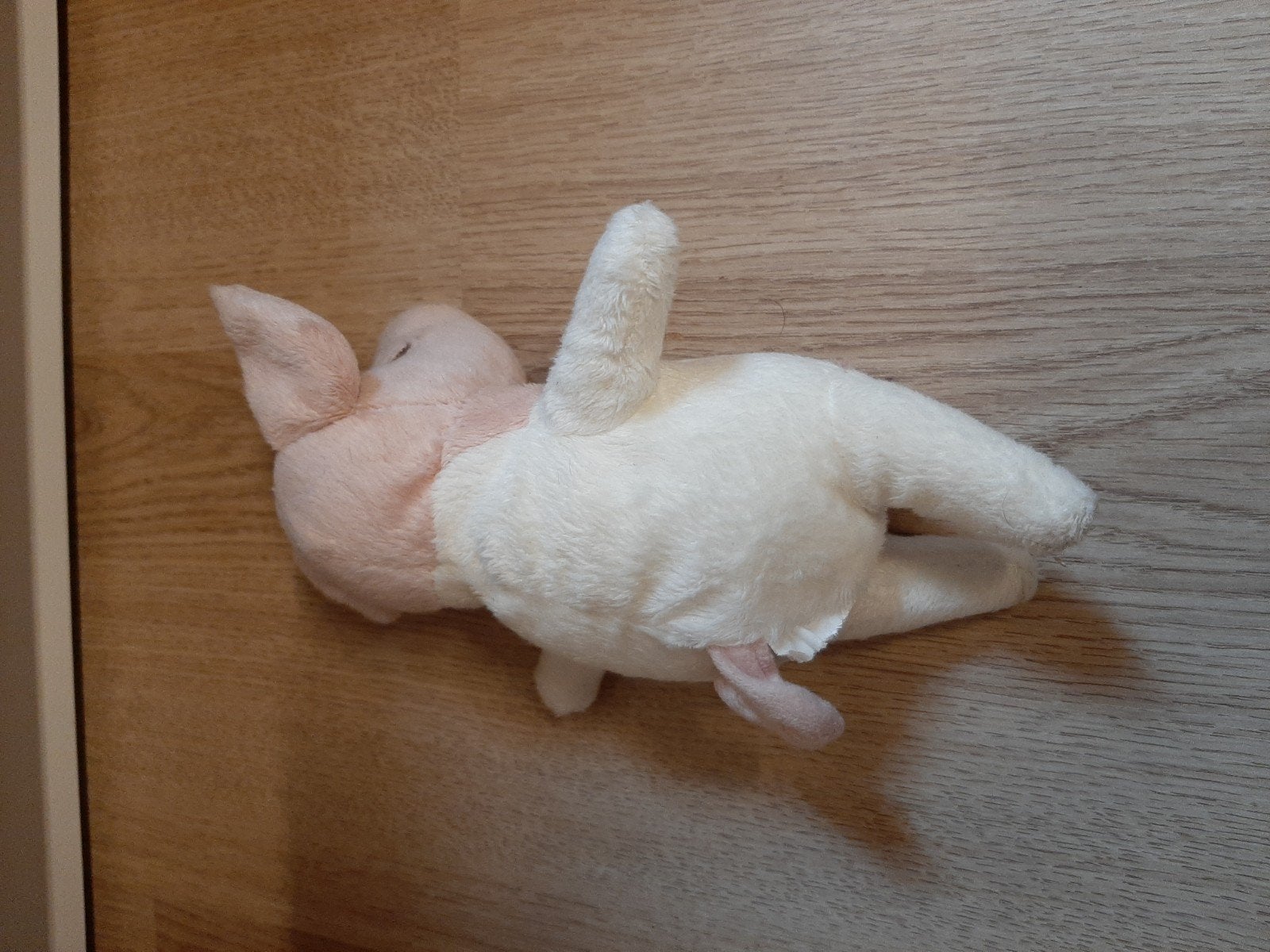 IKEA biggetje knuffel kelgris roze wit, Ophalen of Verzenden