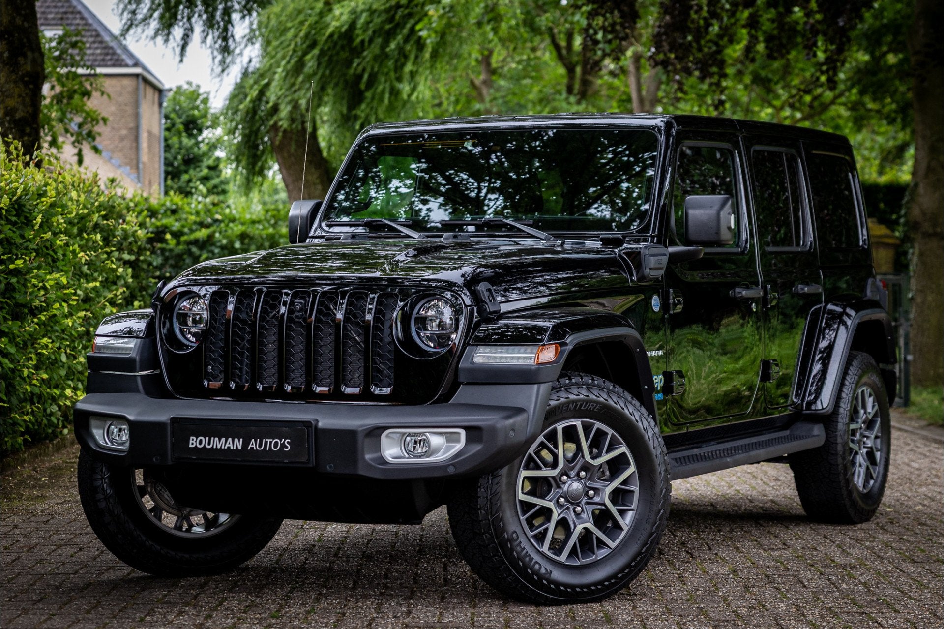 Jeep Wrangler Unlimited 4xe 380 Sahara Adaptive Cruise Alpin, Auto's, Jeep, Automaat, 4 cilinders, Cabriolet, Bedrijf