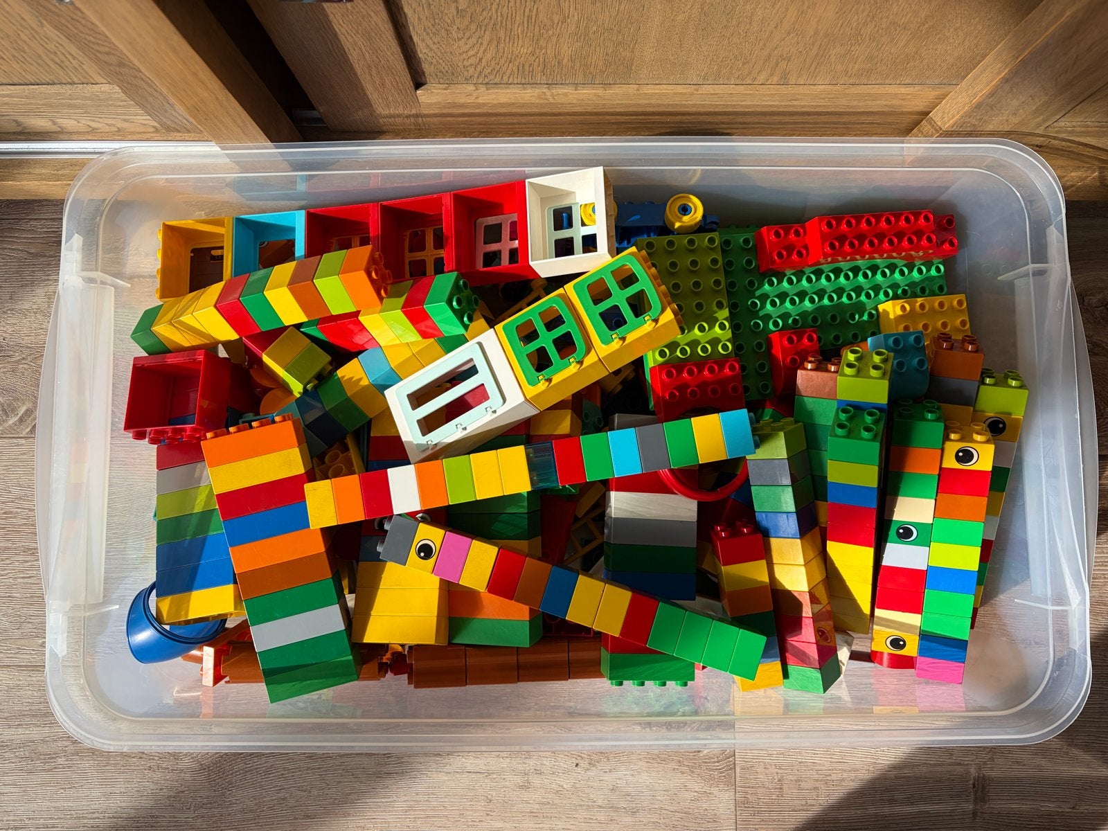 Grote partij Lego Duplo, 300+ onderdelen, Ophalen, Gebruikt, Losse stenen, Duplo