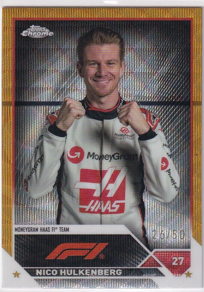 Nico Hulkenberg Gold Wave Refractor #46 /50, Verzenden, Nieuw, Formule 1