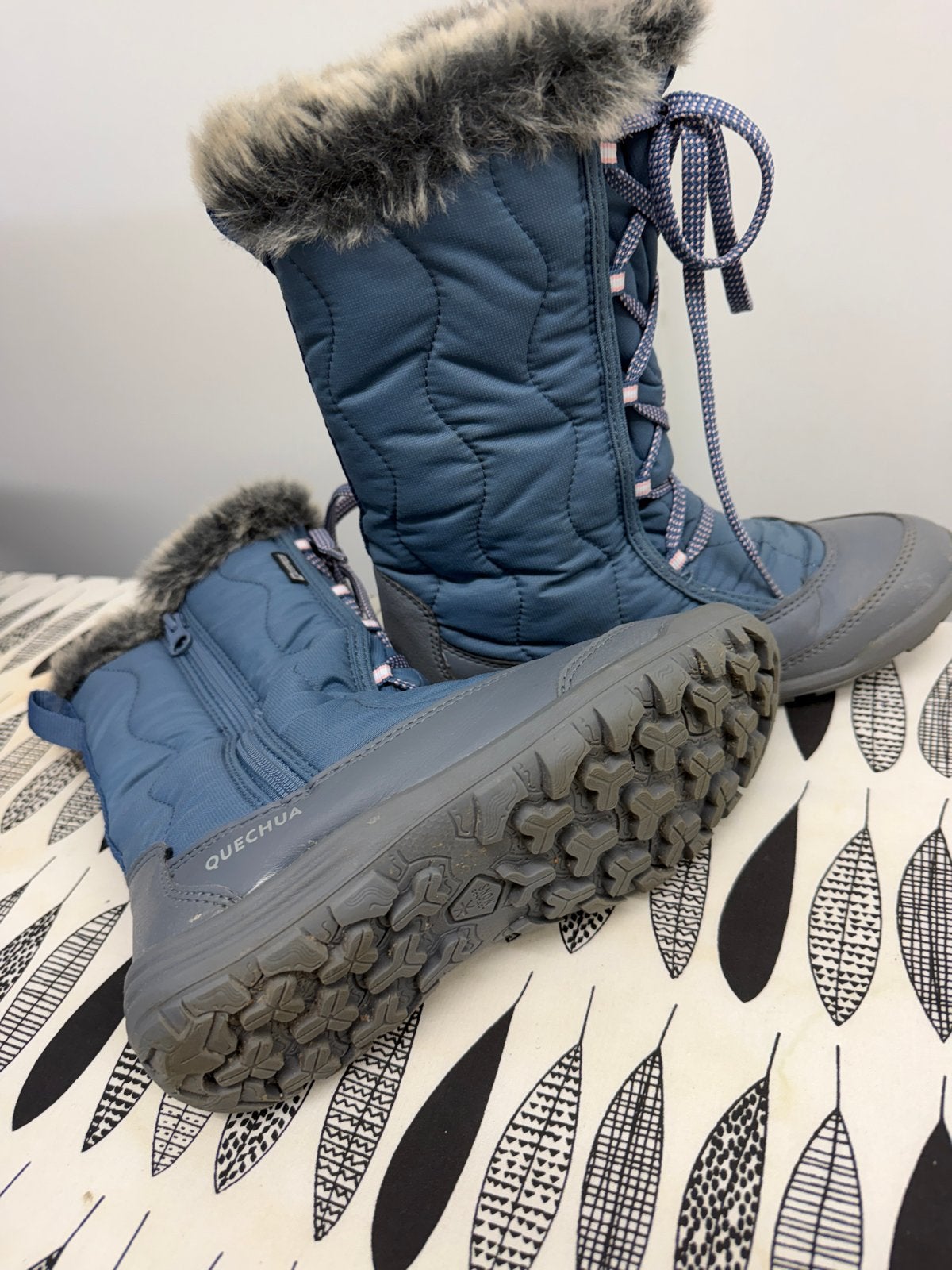 Quechua SH500 X-Warm Zip Outdoorschoenen Maat 36, Ophalen of Verzenden, Zo goed als nieuw, Blauw, Snowboots