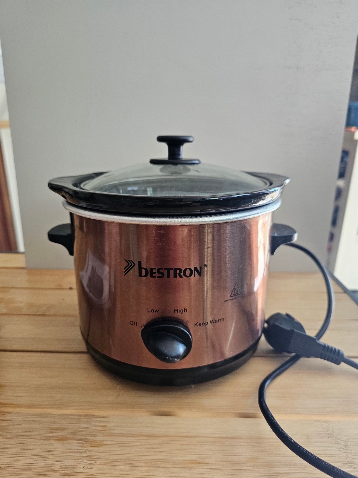 Bestron Slowcooker ASC150 - Compact en Gebruiksvriendelijk, Ophalen of Verzenden, Zo goed als nieuw