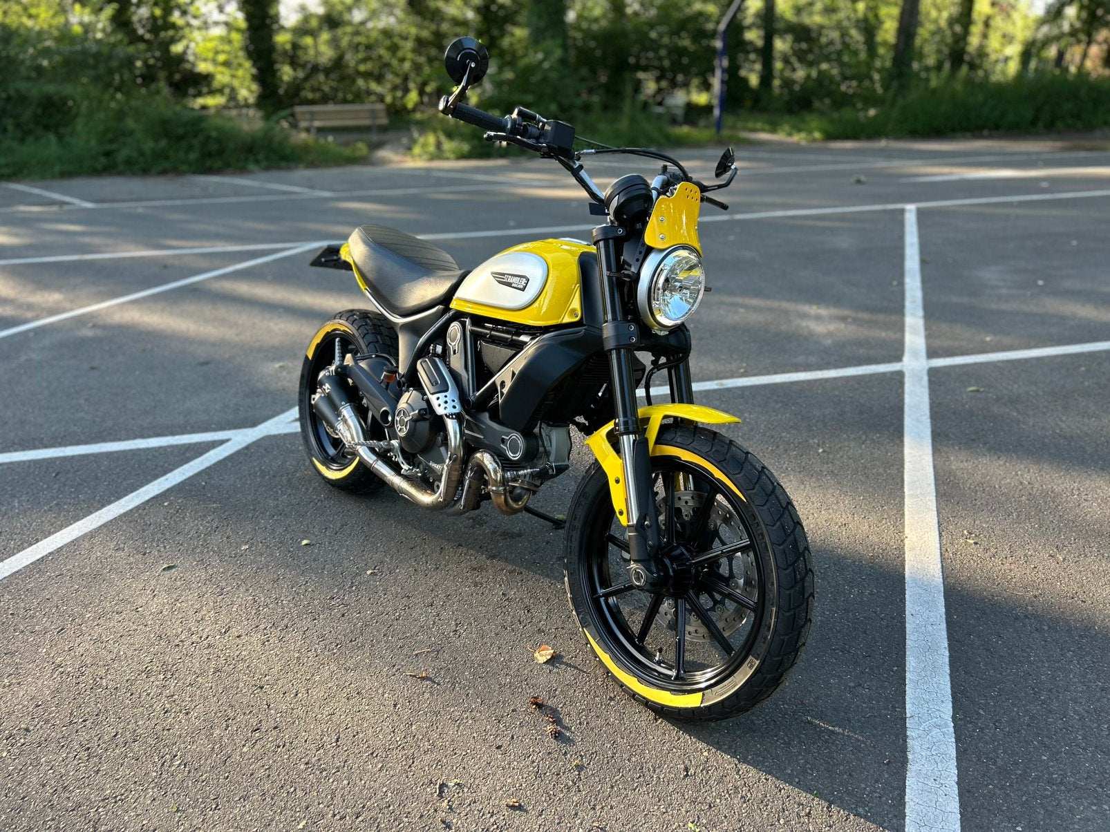Ducati Scrambler Icon | Akrapovic | A2/35 KW Mogelijk!, Motoren, 2 cilinders, Gebruikt, Particulier, Meer dan 35 kW