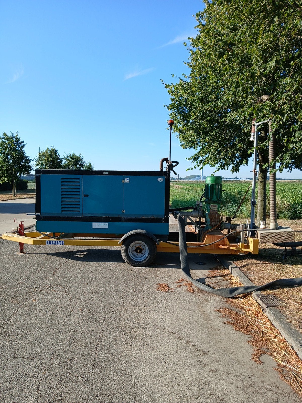 Mobiele beregeningspomp, pompset., Ophalen