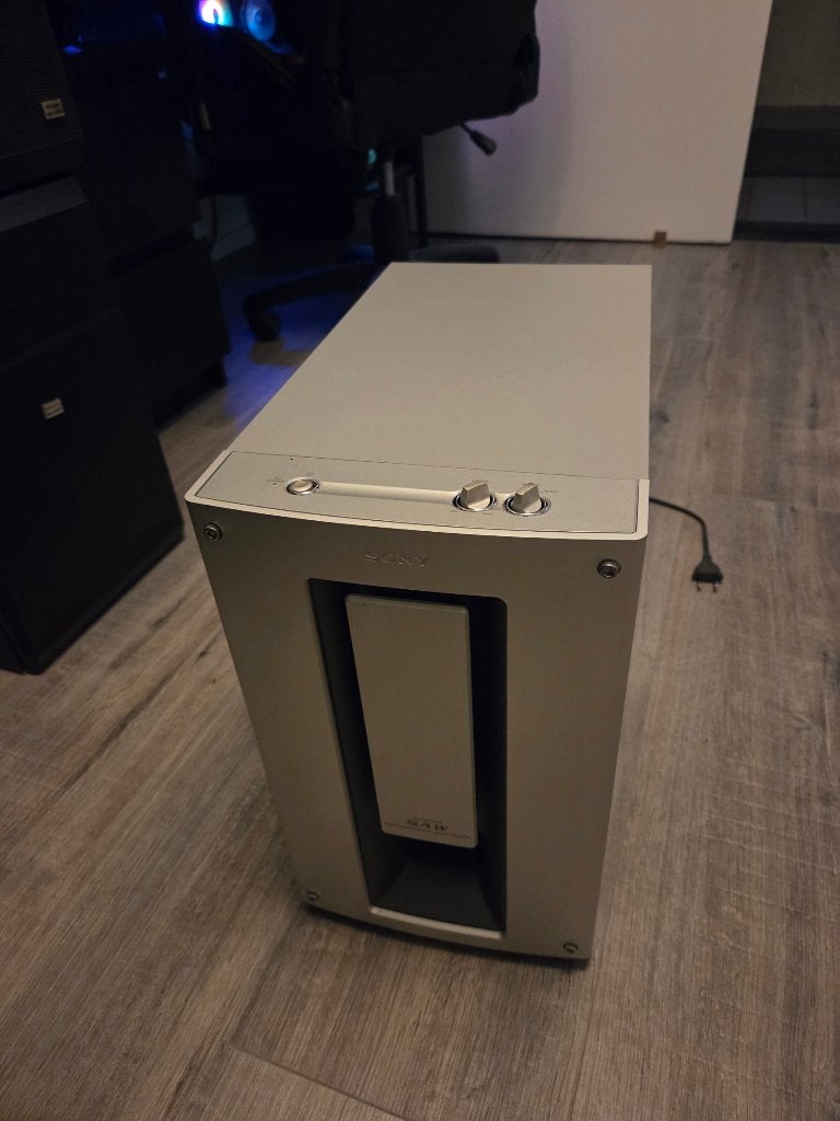 Sony SA-WMS7 Actieve Subwoofer, Ophalen, Subwoofer, Zo goed als nieuw, 60 tot 120 watt