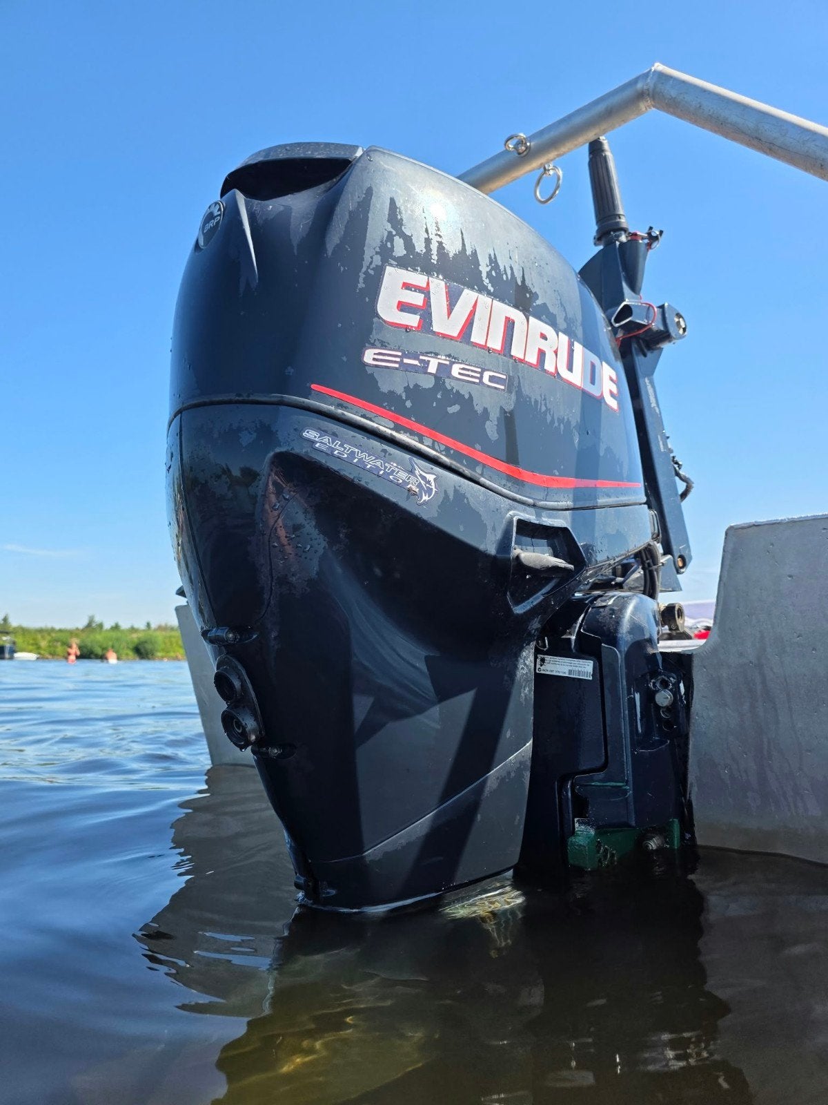 Evinrude E-TEC 75PK | Tiller | 140 uur | Zeer goed onderhou, Ophalen, Zo goed als nieuw, 30 pk of meer, Elektrische start